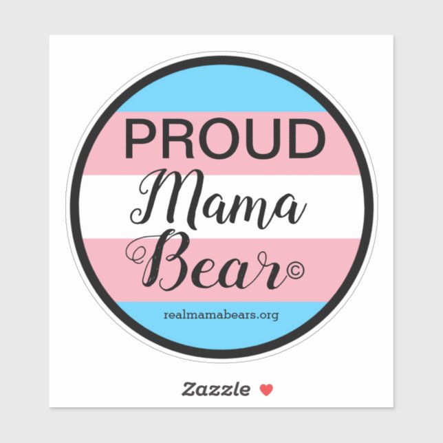 Autocollant rose et vinyle bleu pour maman fière (Feuille)