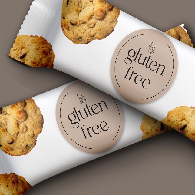 Autocollant rose sans gluten (Créateur téléchargé)