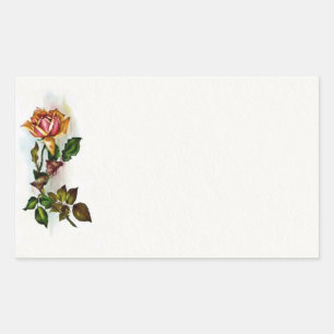 Autocollant Rose vintage