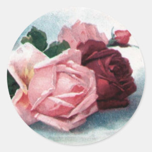 Autocollant Rose vintage