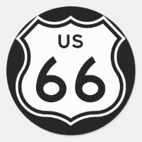 Autocollant Route 66