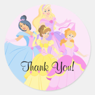 Autocollant royal d'anniversaire de Merci de