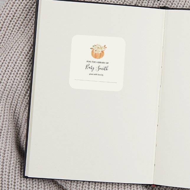 Autocollant Rustic Autumn Baby shower (Créateur téléchargé)