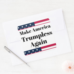 Autocollant sans Trump
