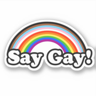 Autocollant Say Gay