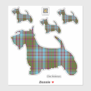 Autocollant Scottie Clan Anderson