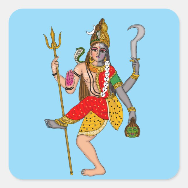 Autocollant Shiva Kali (Devant)