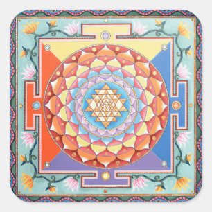 Autocollant Shri Yantra