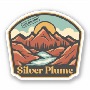 Autocollant Silver Plume, Colorado