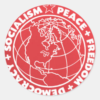 Autocollant socialiste