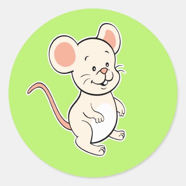 Autocollant souris (Devant)