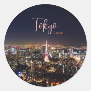 Autocollant Souvenir Cadeau Japonais Tokyo Japon