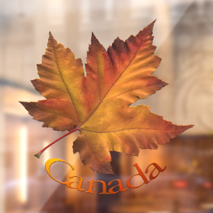 Autocollant souvenir Canada sur mesure en feuille