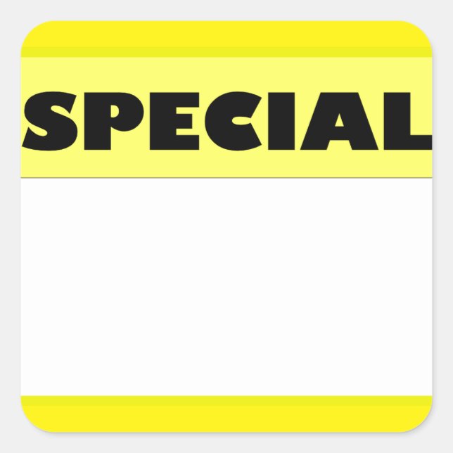 Autocollant spécial (Devant)