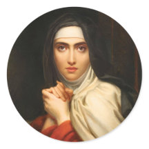 Autocollant Ste Thérèse d'Avila