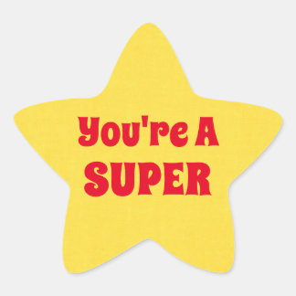 Autocollant Super Star