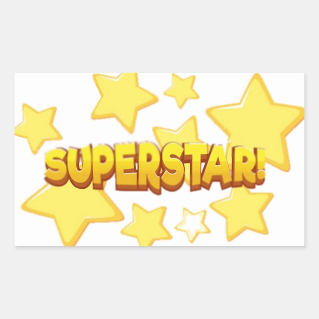 Autocollant Super Star School (Devant)