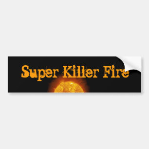 Autocollant SUPERBE de logo du FEU de TUEUR