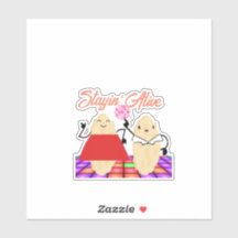 Autocollant sur mesure Stayin'Alive-Scoby-SNF-Viny