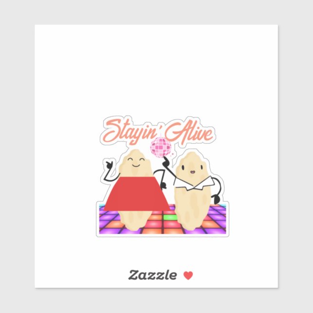 Autocollant sur mesure Stayin'Alive-Scoby-SNF-Viny (Feuille)