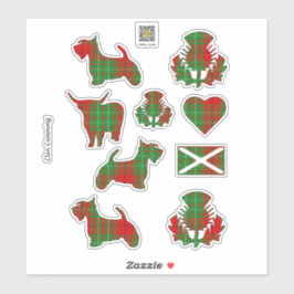 Autocollant tartan Clan Cumming