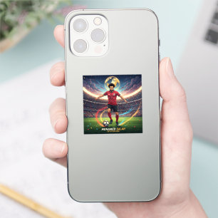 Autocollant Téléphonique Légende Football