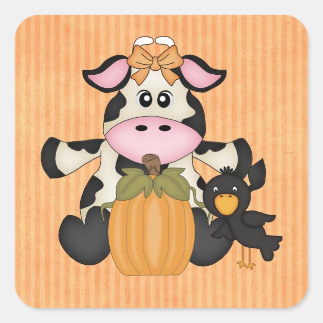 Autocollant Thanksgiving Cow (Devant)