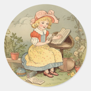 Autocollant Thème Comptine Vintage et Conte de Fée
