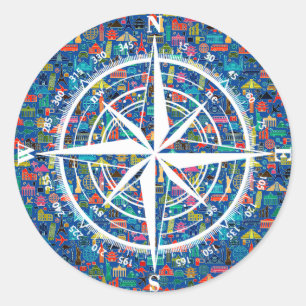 Autocollant thème Voyage