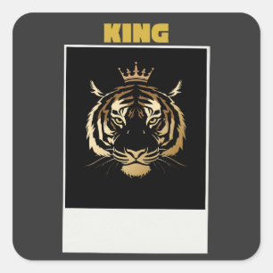 Autocollant Tigre Indompté – Graphisme de rue auda