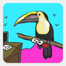 Autocollant Toucan Play That Game