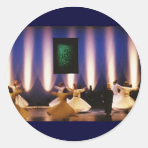 autocollant tourbillon dervish islam spirituel tur