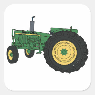 Autocollant tracteur personnalisé