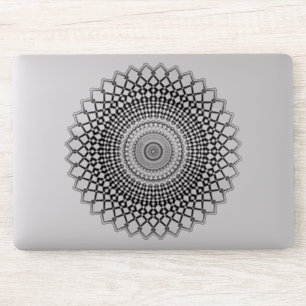 autocollant transparent Mandala