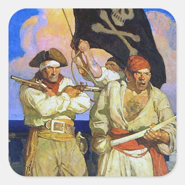 Autocollant Treasure Island 2 (Devant)