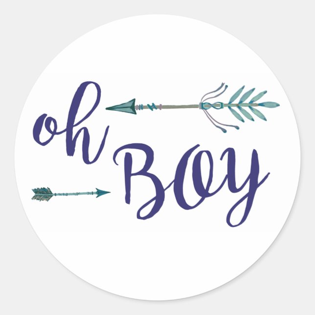 Autocollant Tribal Oh Boy (Devant)