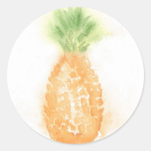 Autocollant tropical d'ananas