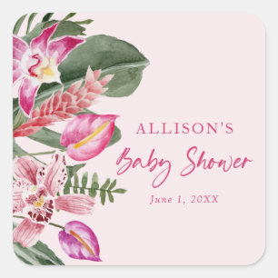 Autocollant Tropical Rose