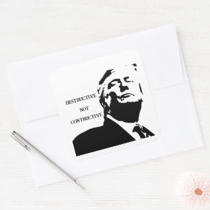 Autocollant Trump/Destructeur Pas Constructif