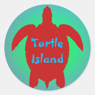 Autocollant TURTLE ISLAND