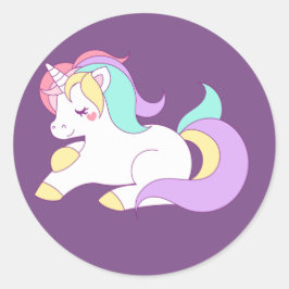 Autocollant Unicorn dormant