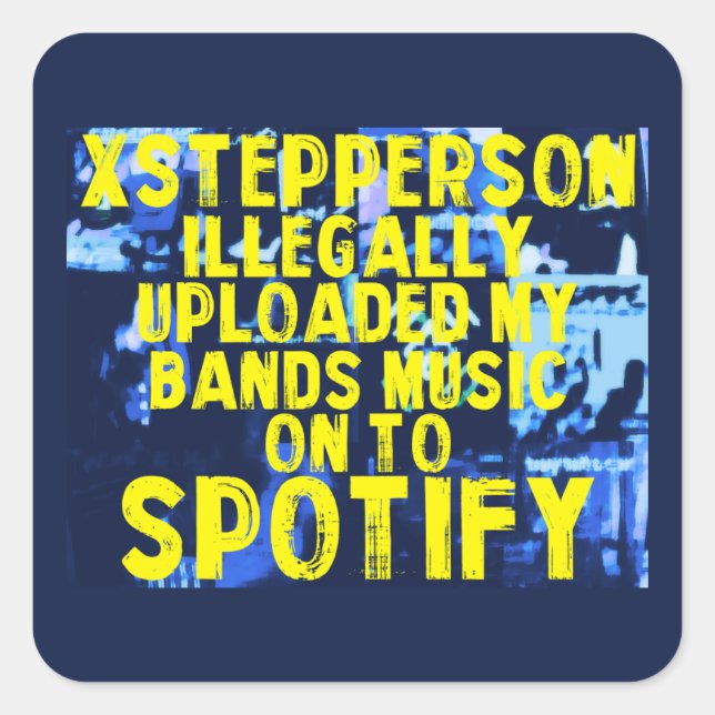 Autocollant Uploader Spotify (Devant)