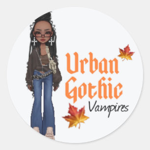 Autocollant vampires gothique urbain 6