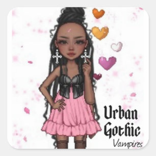 Autocollant vampires gothique urbain 7