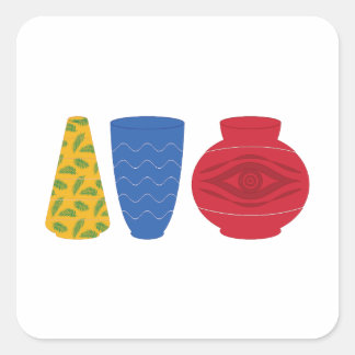 Autocollant Vases Égyptiens Modernes