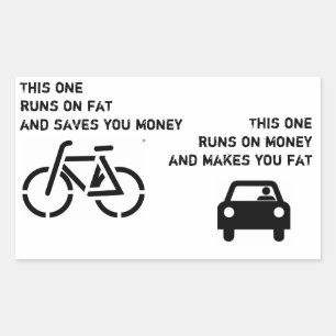 Autocollant vélo/voiture