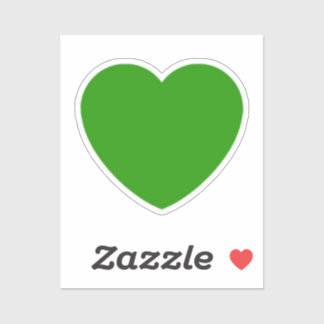 Autocollant vert anglais