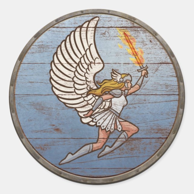 Autocollant Viking Shield - Valkyrie (Devant)