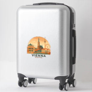 Autocollant Vintage Vienne Autriche – Ville de Voy
