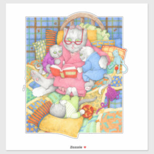 AUTOCOLLANT VINYLE 14" HISTOIRE DU SOIR